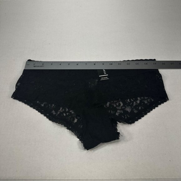 George Women's Size 7 Large Panty Lace Hip Hugger Black New With Tags - Picture 7 of 9